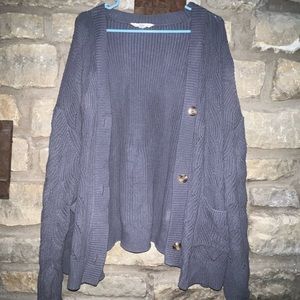 Terra and sky cardigan sweater